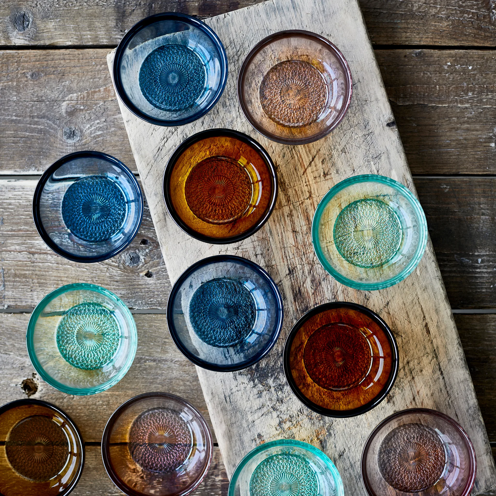 Bitz glasskål Ø 12 cm, Amber Bitz