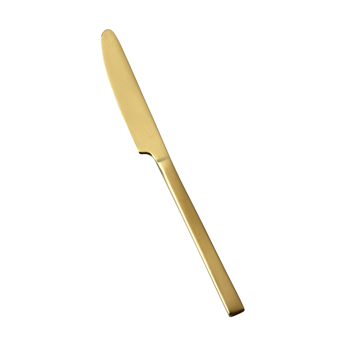 Bitz kniv 22 cm Mässing | Skandinavisk Design | Matbestick | Guldfärgad