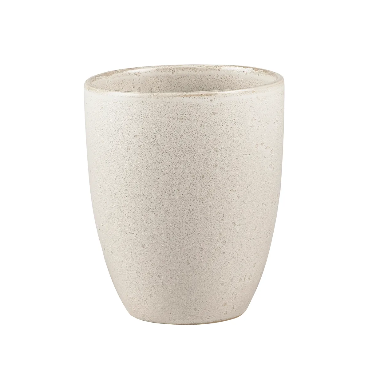 Bitz mugg utan öra 30 cl matt, Matt gräddvit Bitz