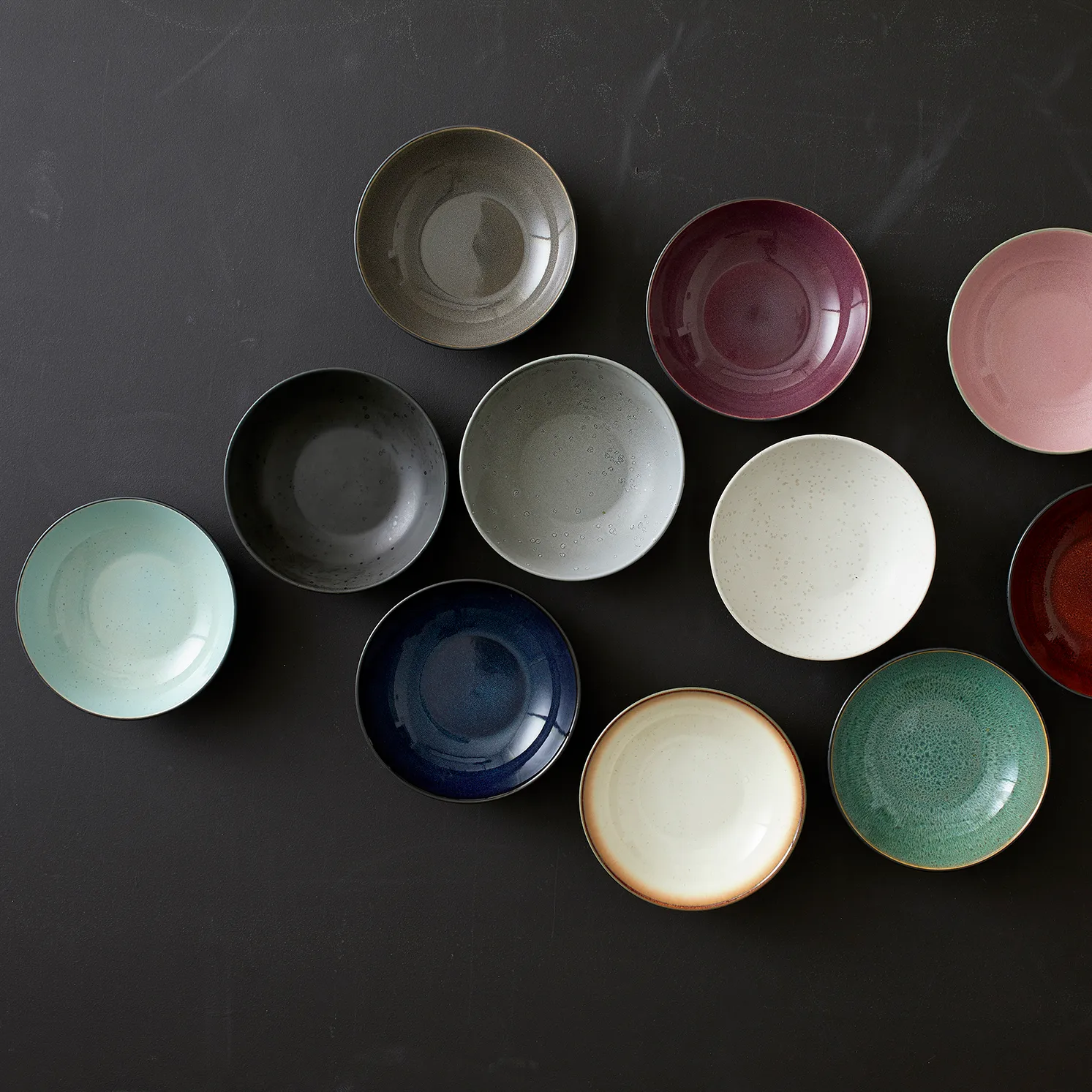 Bitz pastaskål Ø20 cm grå, Grå-ljusblå Bitz