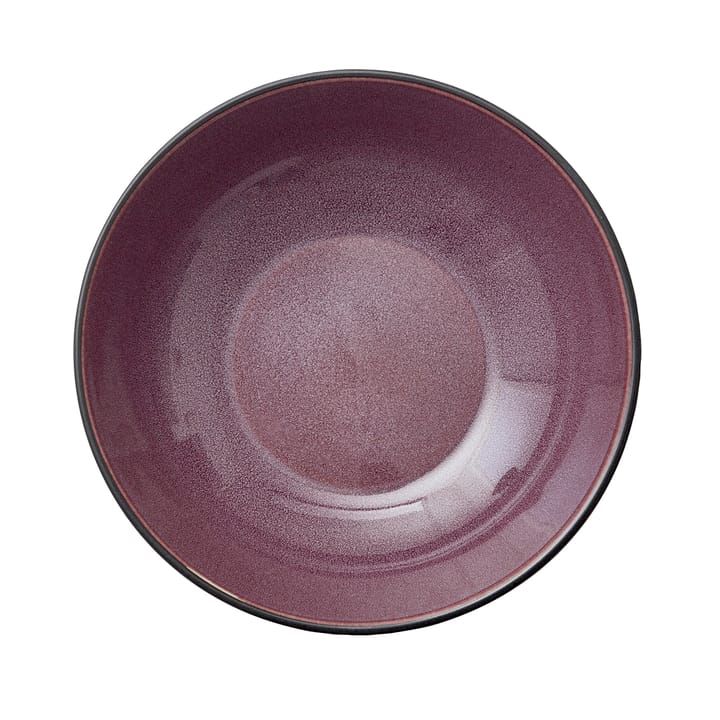 Bitz pastaskål Ø20 cm svart, Svart-lila Bitz