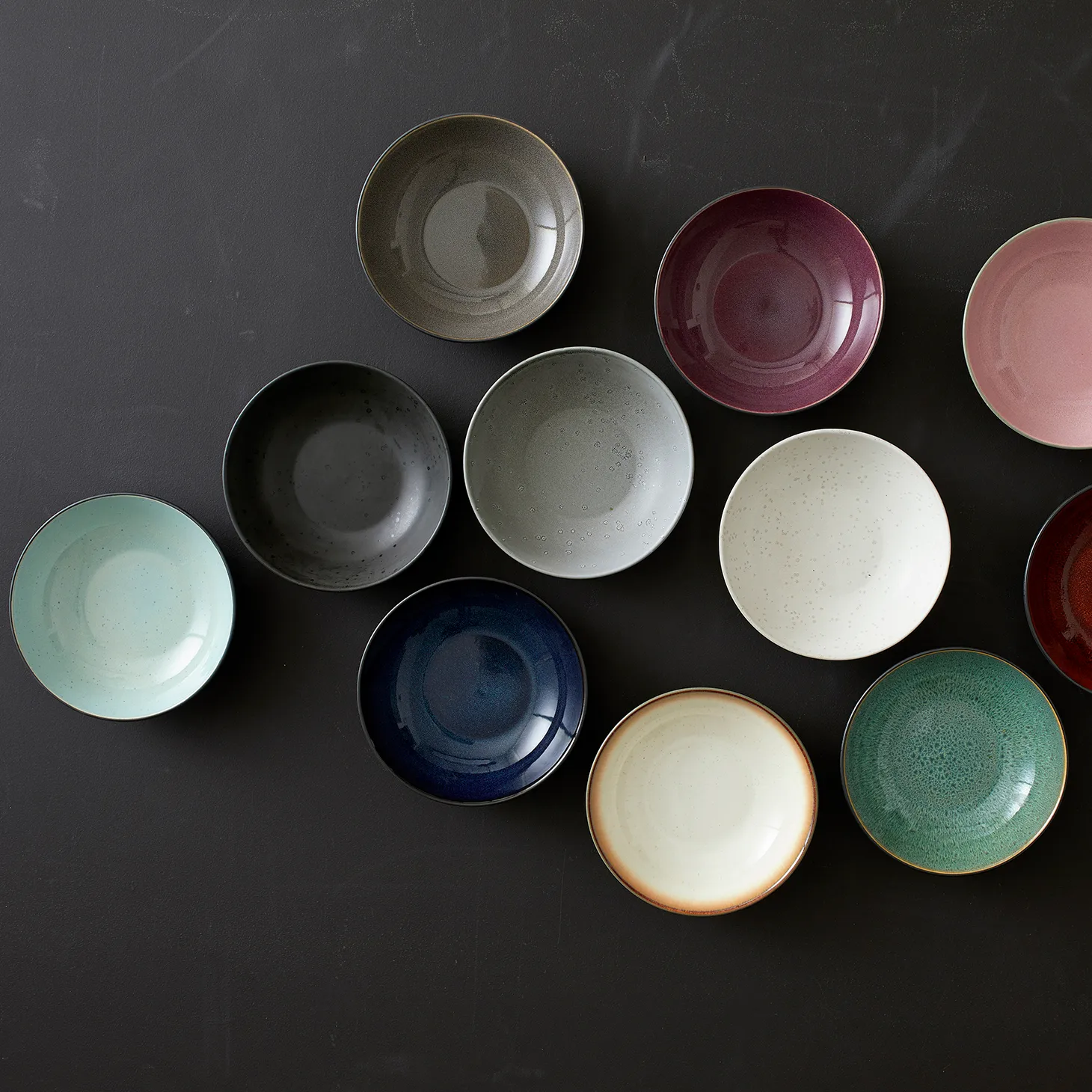 Bitz pastaskål Ø20 cm svart, Svart-mörkblå Bitz