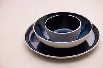 Bitz pastaskål gastro Ø20 cm - Vit-mörkblå - Bitz