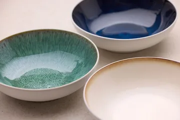 Bitz pastaskål gastro Ø20 cm - Vit-mörkblå - Bitz