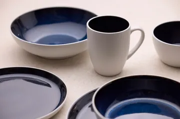 Bitz pastaskål gastro Ø20 cm - Vit-mörkblå - Bitz