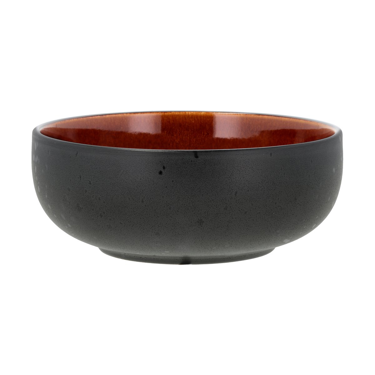 Bitz pokebowl/ramenskål Ø18 cm Black-amber | Skandinavisk Design | Frukostskålar | Svart