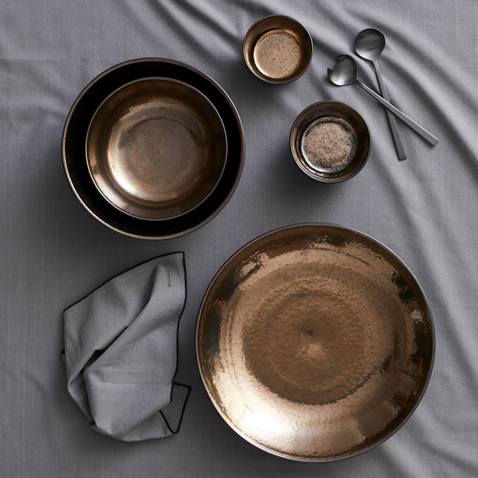 Bitz salladsskål 24 cm, Svart-brons Bitz