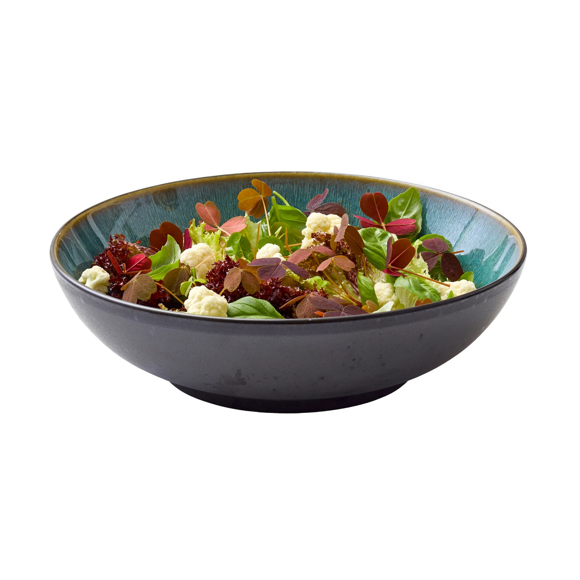 Bitz salladsskål Ø24 cm, Svart-grön Bitz