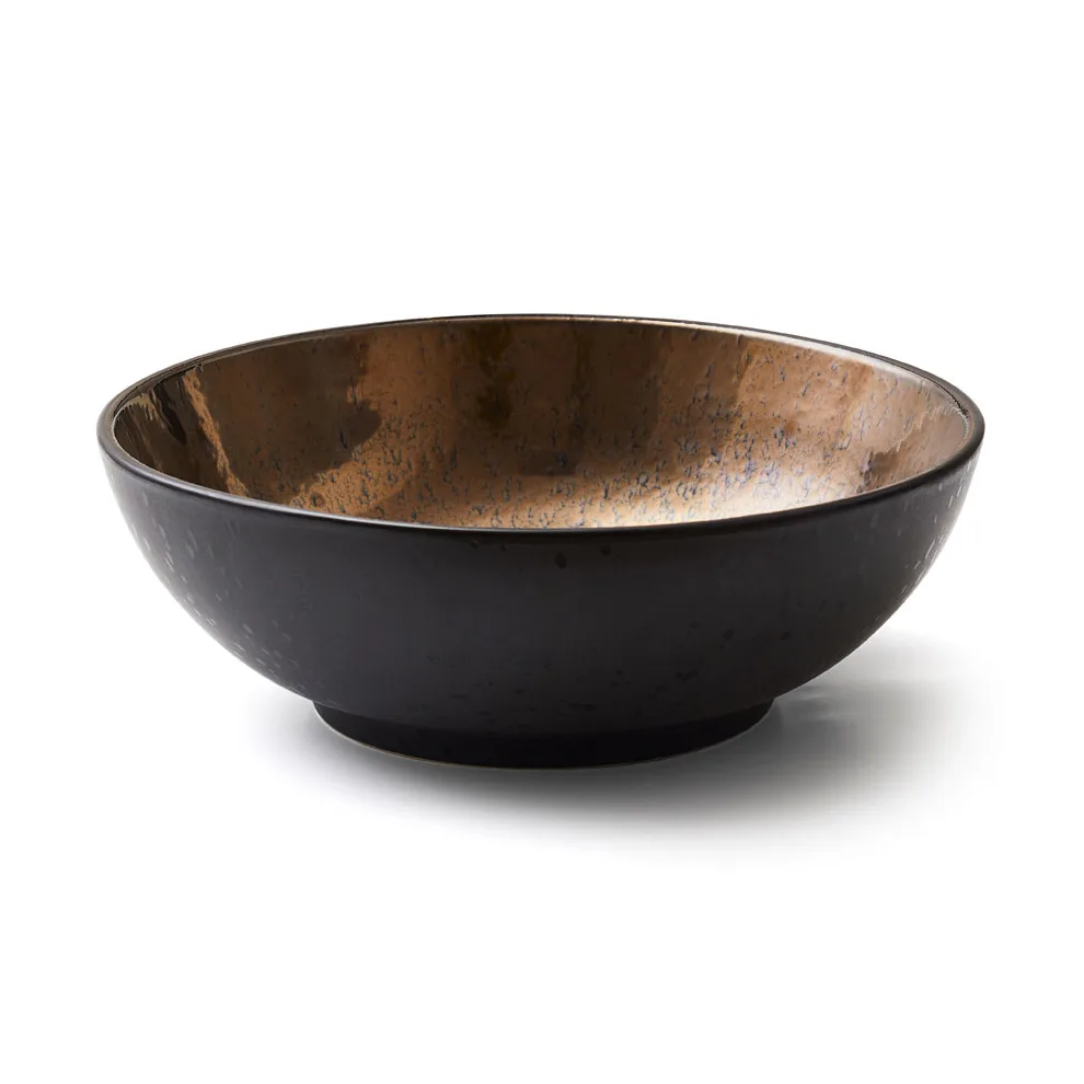 Bitz salladsskål Ø30 cm, Svart-brons Bitz