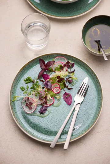 Bitz skål gastro Ø12 cm - Vit-grön - Bitz