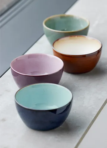 Bitz skålset Ø12 cm 4-pack - Sorterade färger - Bitz