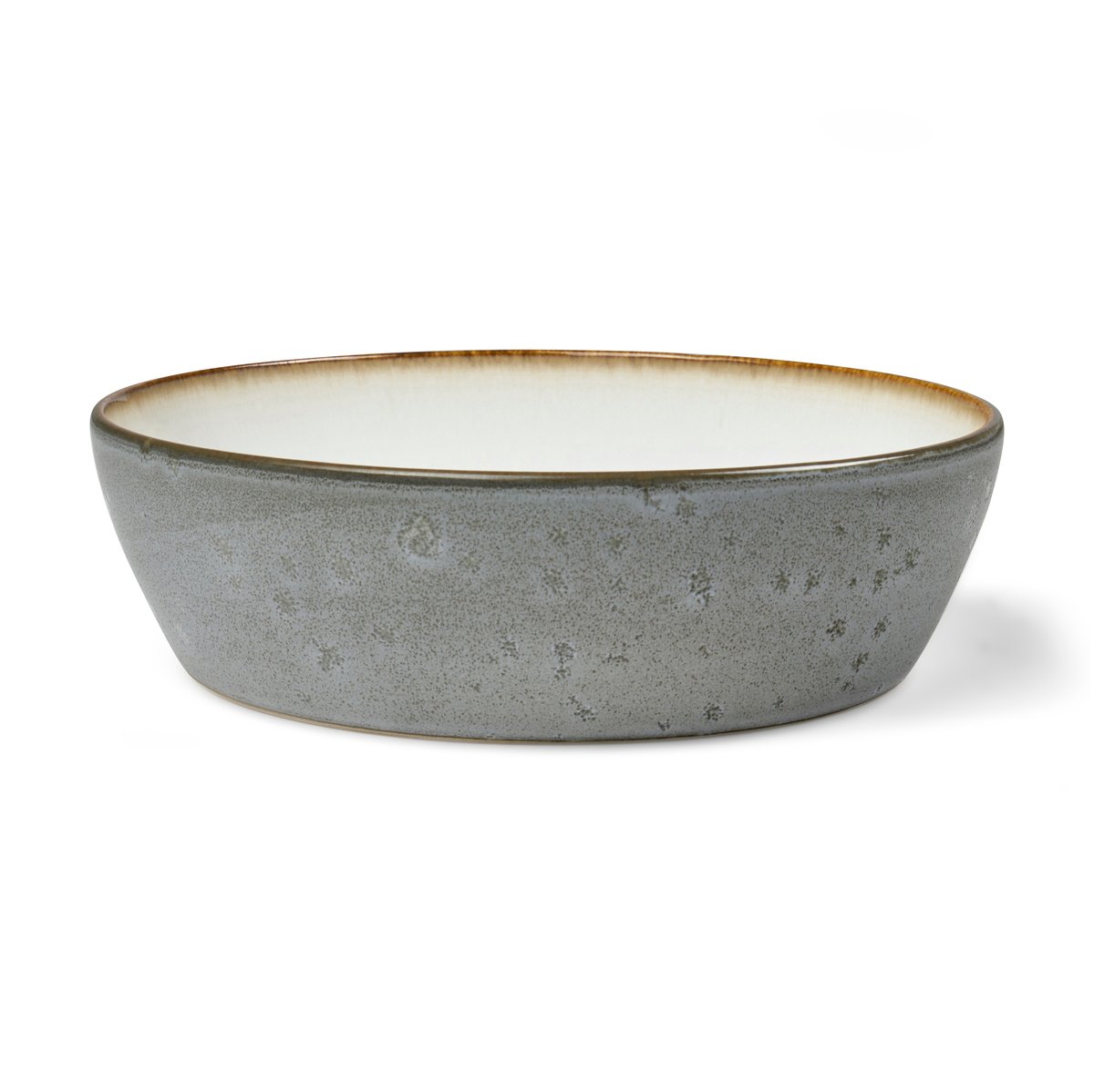 Bitz soppskål Ø 18 cm Grå-creme | Skandinavisk Design | Djupa tallrikar | Beige