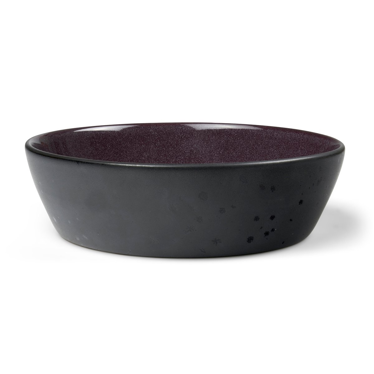 Bitz soppskål Ø 18 cm Svart-lila | Skandinavisk Design | Djupa tallrikar | Lila