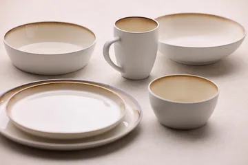 Bitz soppskål Ø 18 cm - Vit-gräddvit - Bitz