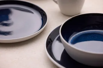 Bitz soppskål Ø 18 cm - Vit-mörkblå - Bitz