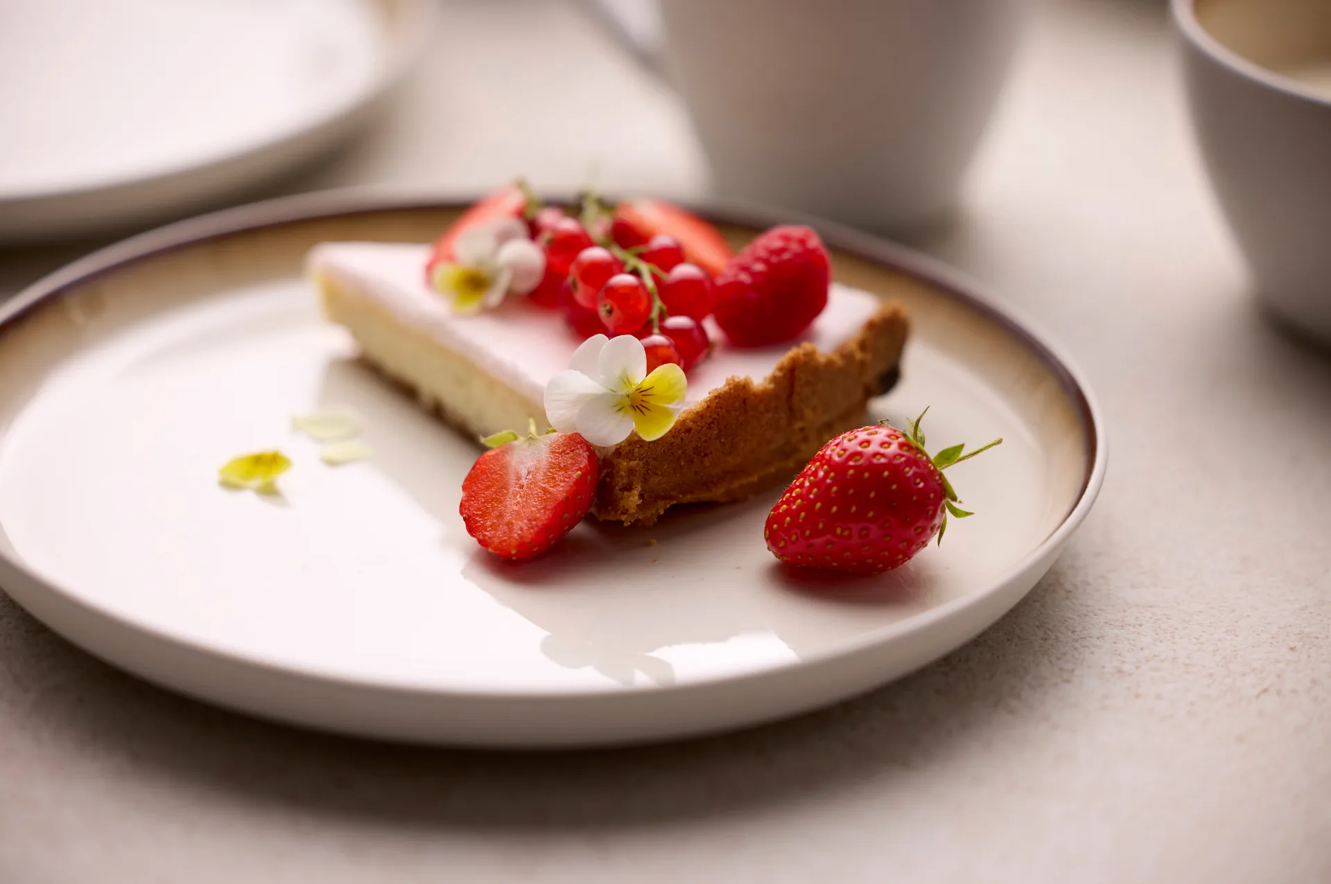 Bitz tallrik gastro Ø 21 cm, Vit-gäddvit Bitz