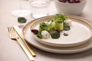 Bitz tallrik gastro Ø 21 cm - Vit-gäddvit - Bitz