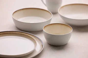 Bitz tallrik gastro Ø27 cm - Vit-gräddvit - Bitz