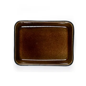 Bitz uppläggningsfat svart 19x14 cm - Amber - Bitz