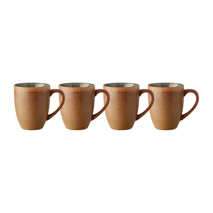 Bitz Wood mugg 30 cl 4-pack - Wood-forest - Bitz