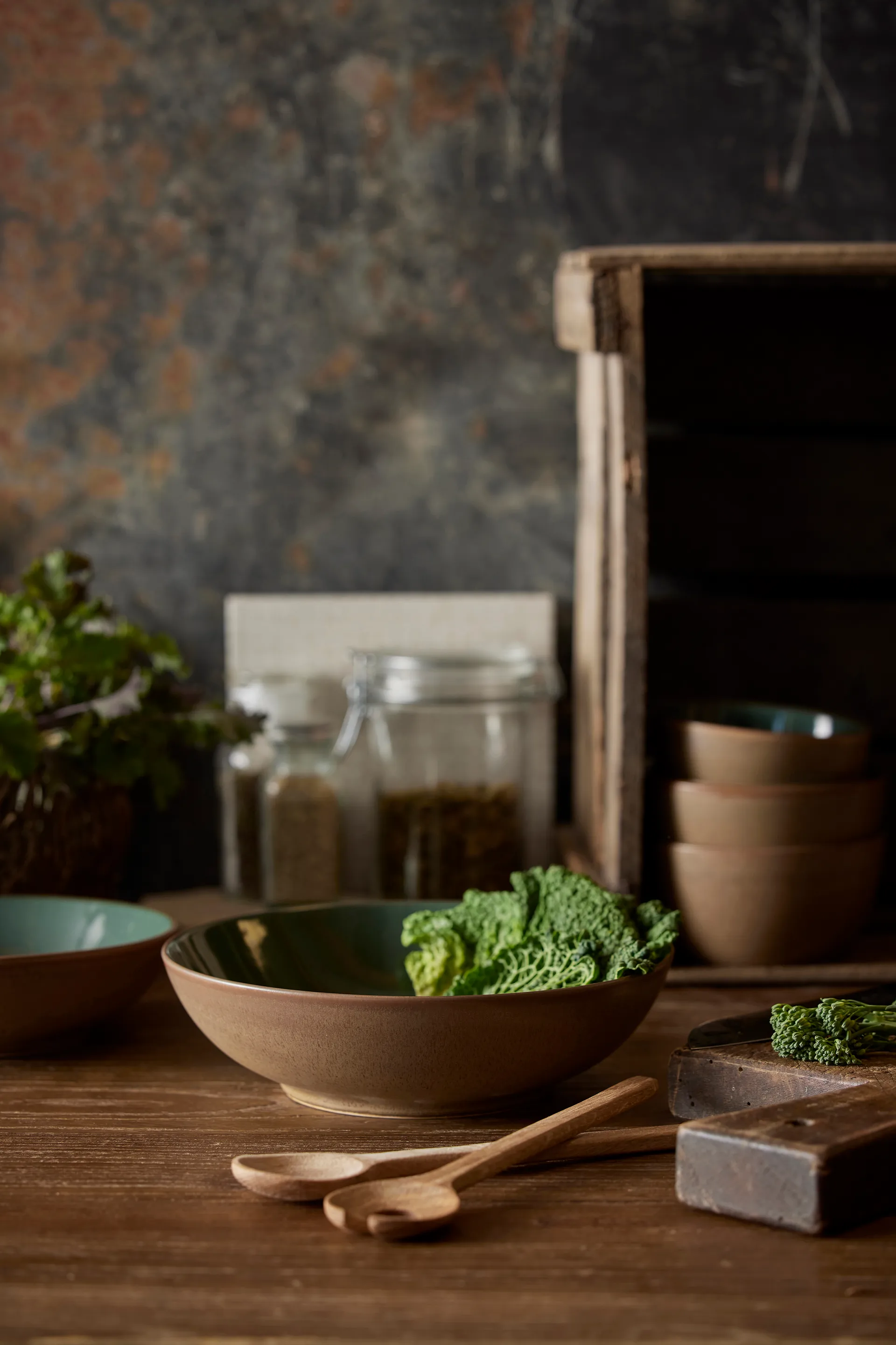 Bitz Wood salladsskål Ø24 cm, Wood-forest Bitz