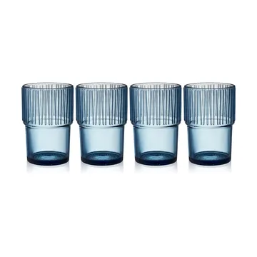 Kusintha caféglas 38 cl 4-pack - Blue - Bitz