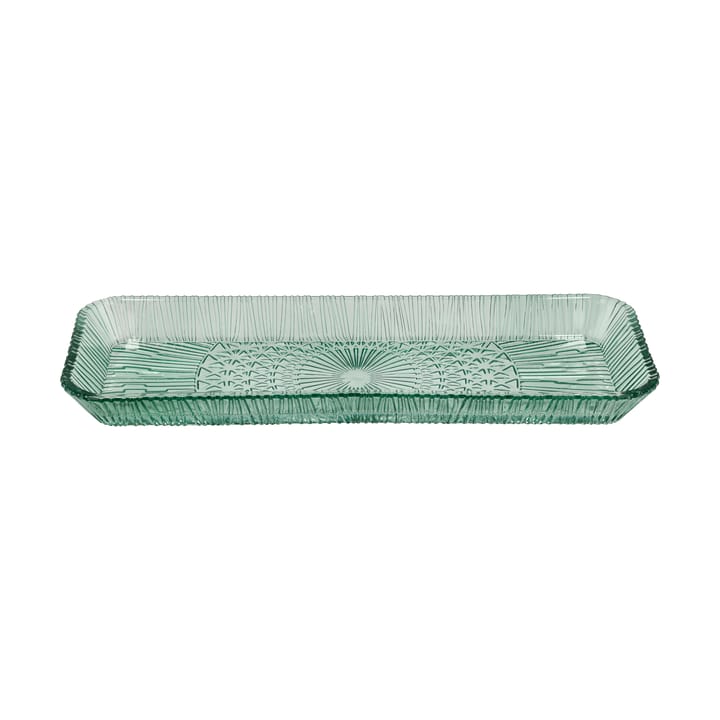 Kusintha serveringsfat rektangulärt 14x38 cm - Green - Bitz