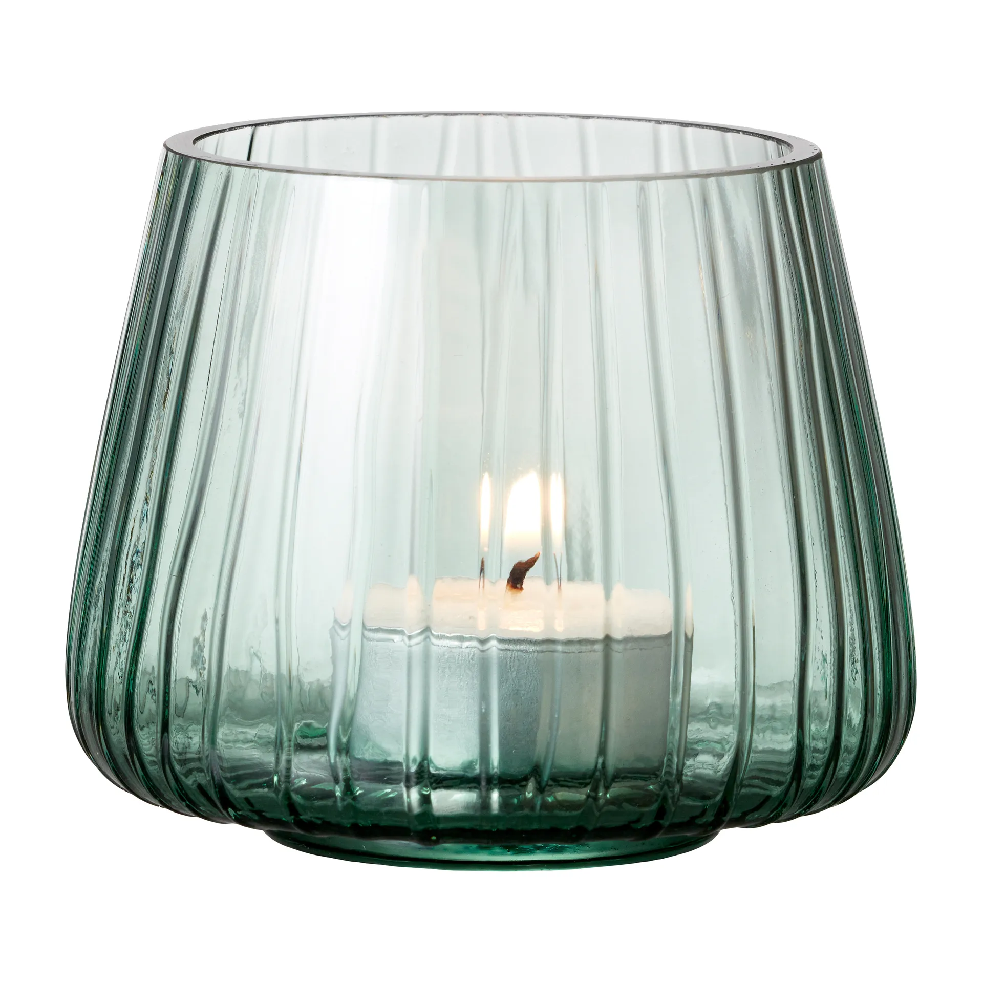 Kusintha värmeljusstake 7,5 cm 2-pack, Grön Bitz