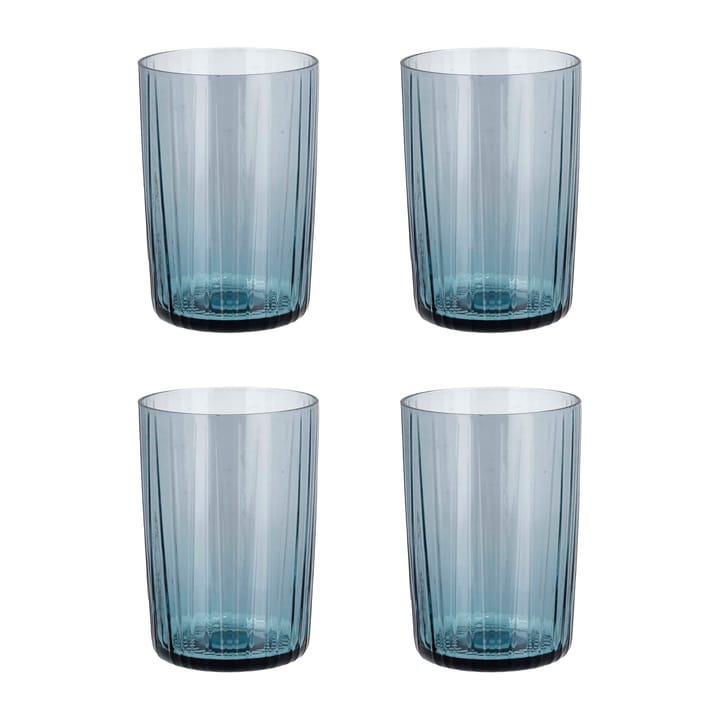 Kusintha vattenglas 28 cl 4-pack - Blå - Bitz