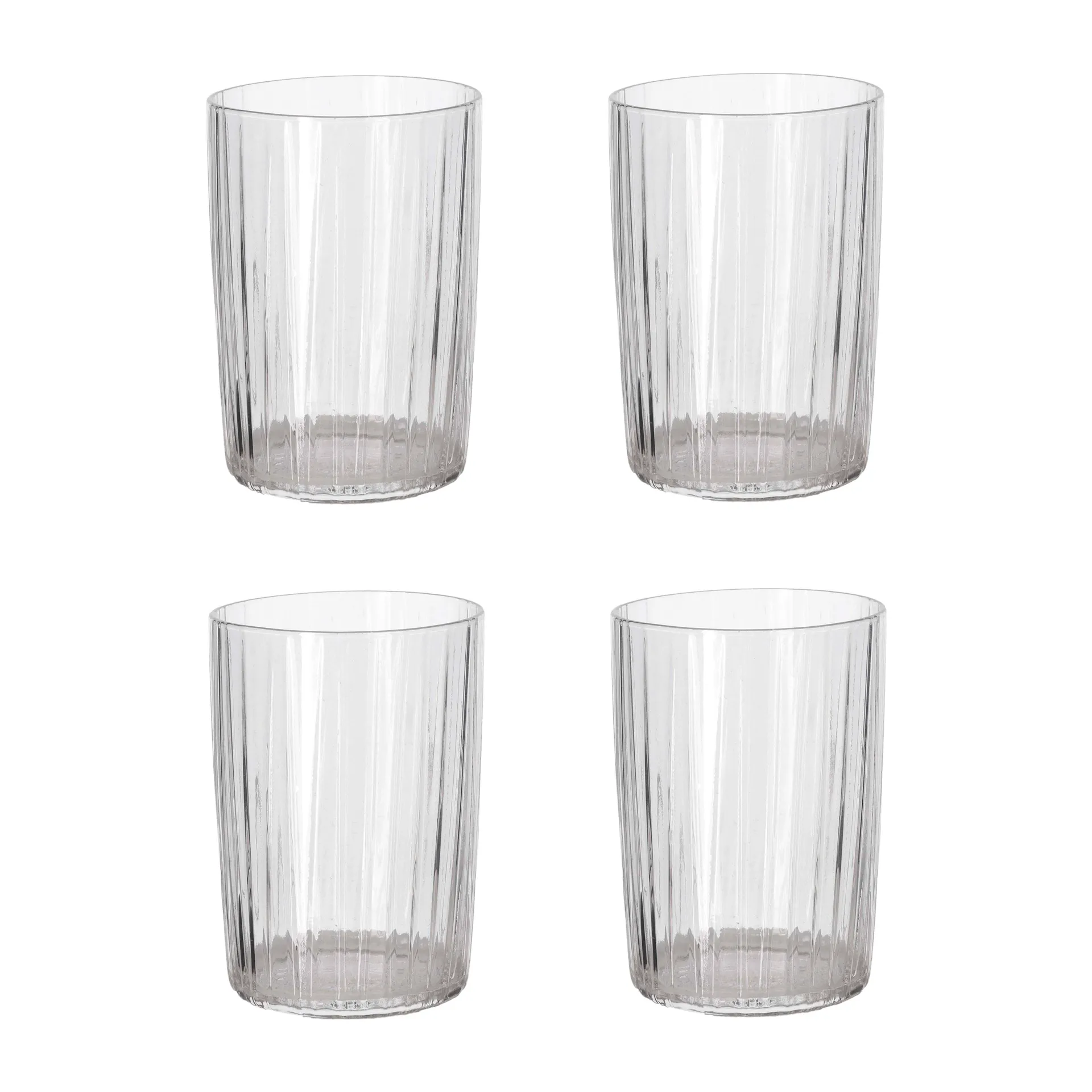 Kusintha vattenglas 28 cl 4-pack, Clear Bitz