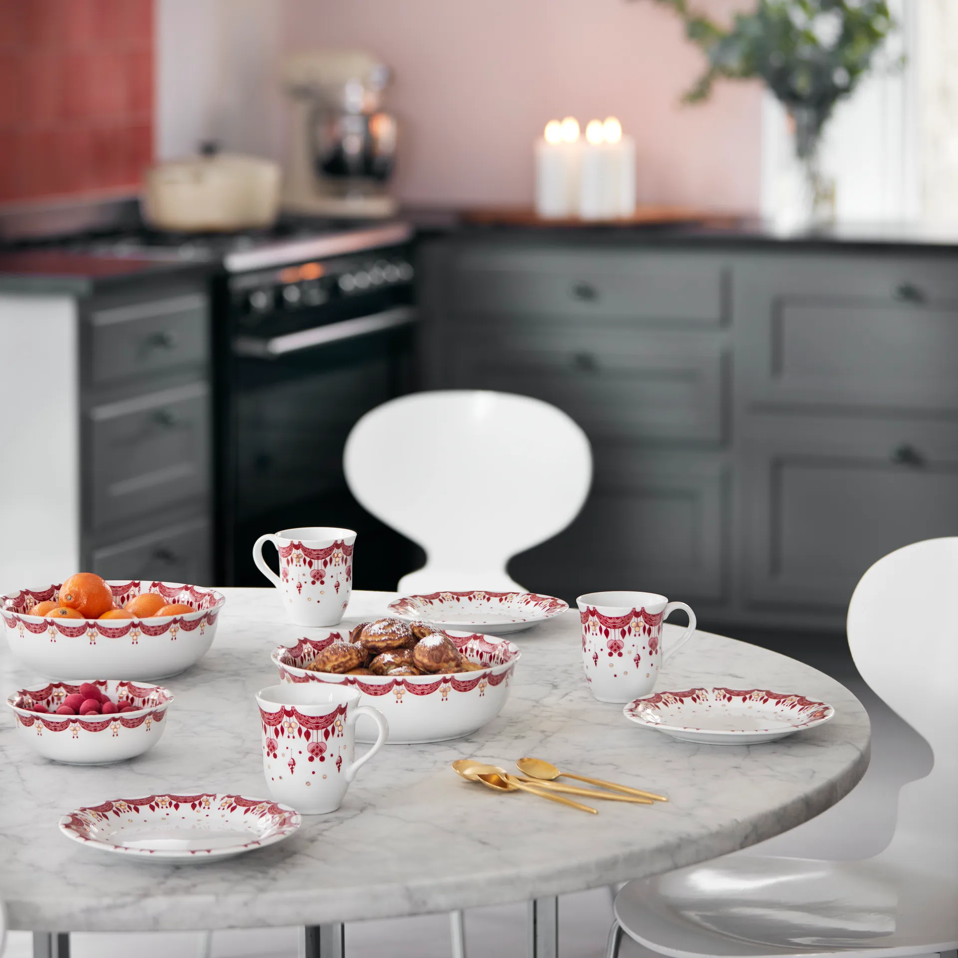 Bjørn Wiinblad jultallrik Ø 20 cm, röd Bjørn Wiinblad