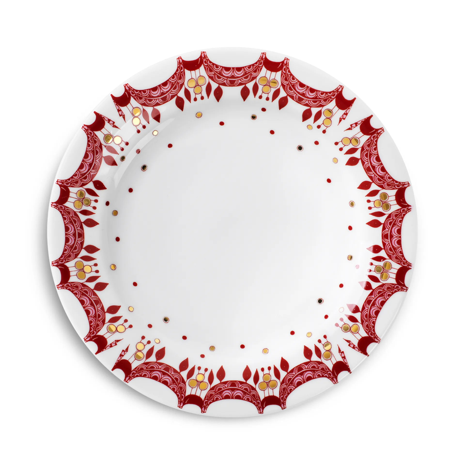 Bjørn Wiinblad jultallrik Ø 20 cm, röd Bjørn Wiinblad