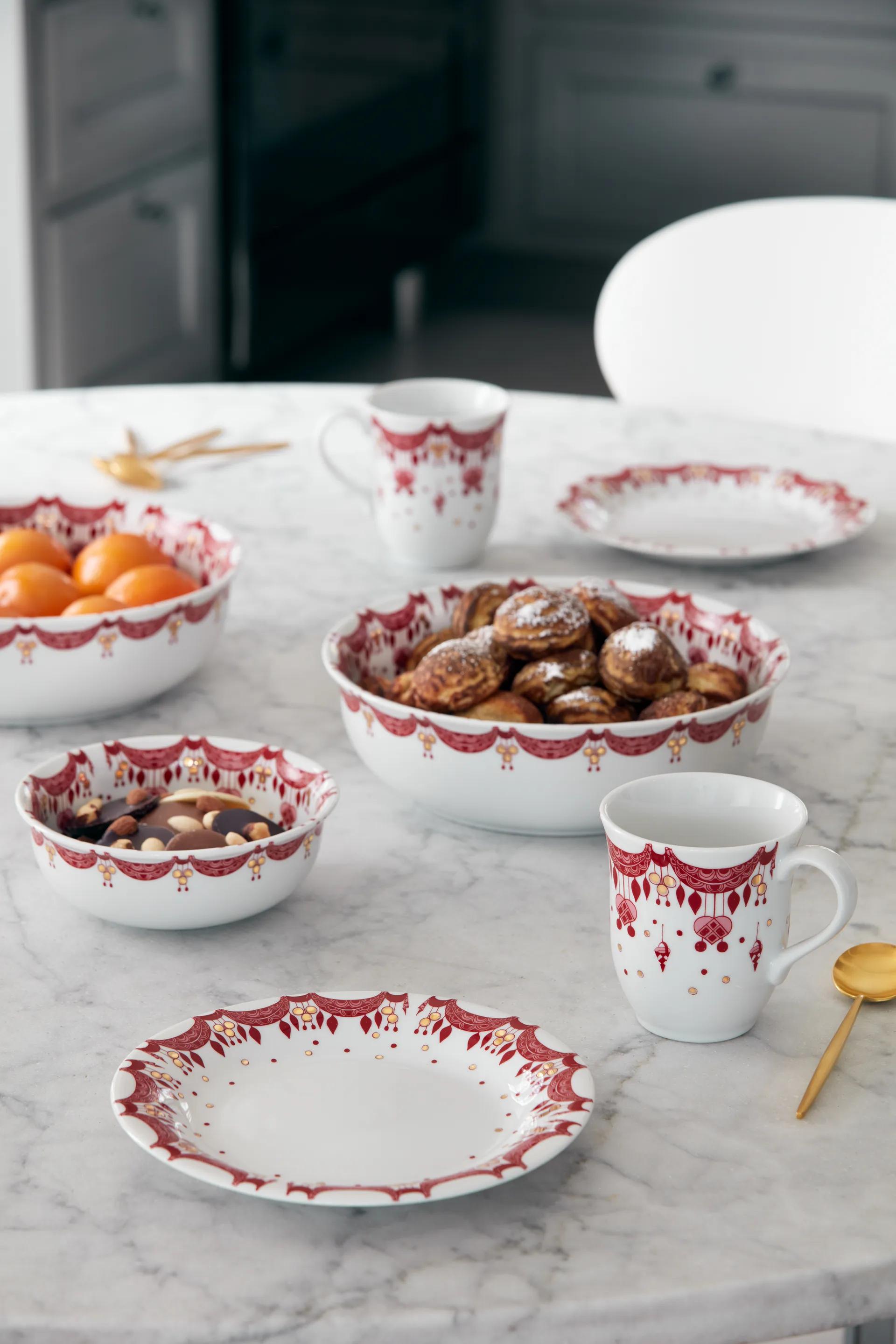 Bjørn Wiinblad jultallrik Ø 20 cm, röd Bjørn Wiinblad