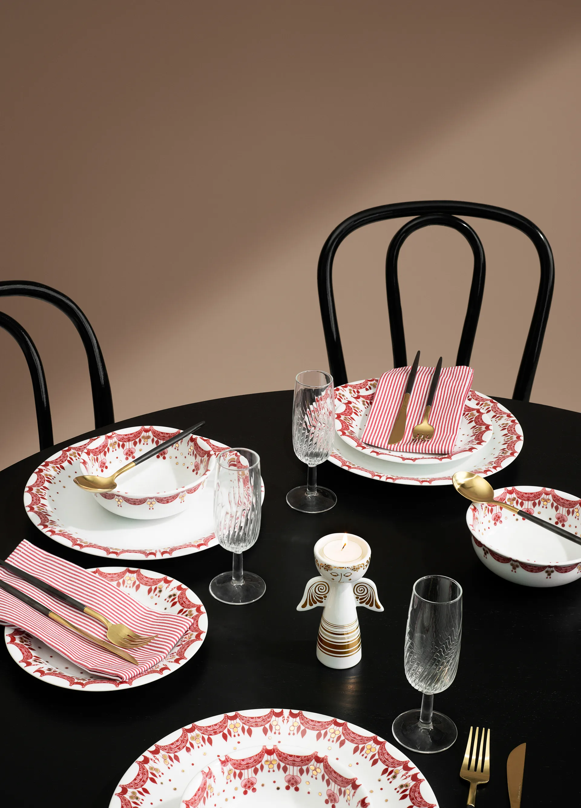 Bjørn Wiinblad jultallrik Ø 20 cm, röd Bjørn Wiinblad