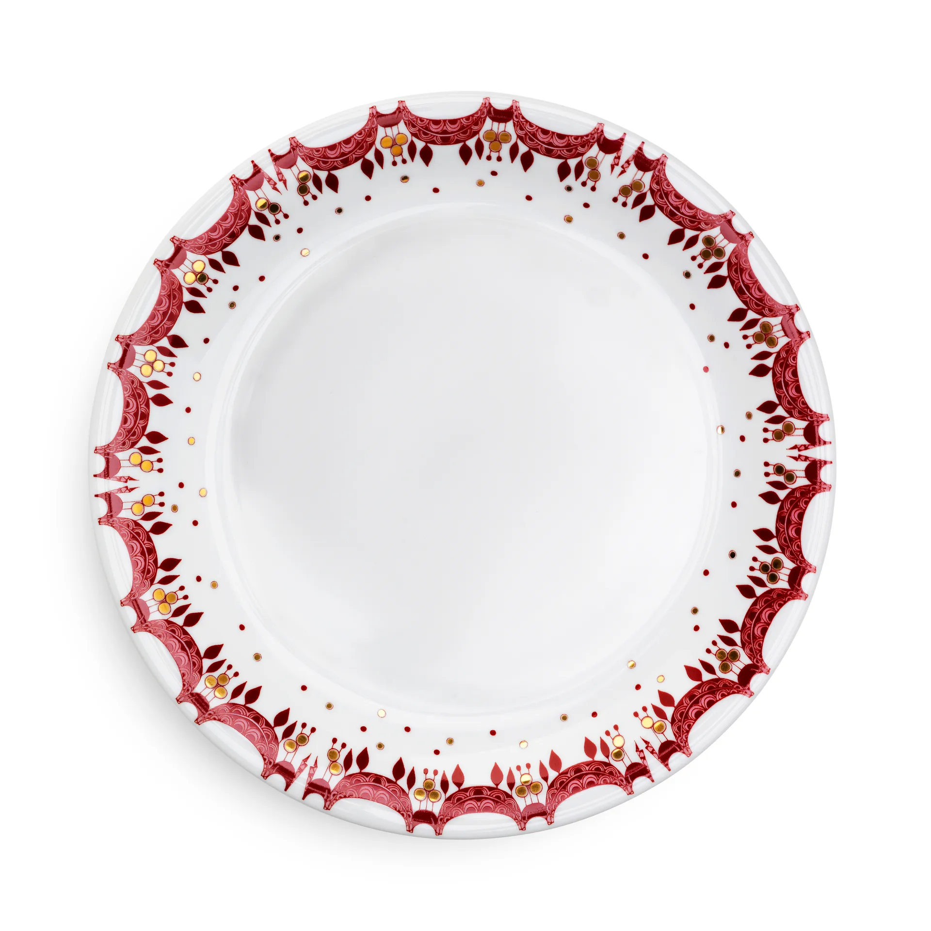 Bjørn Wiinblad jultallrik Ø 28 cm, röd Bjørn Wiinblad