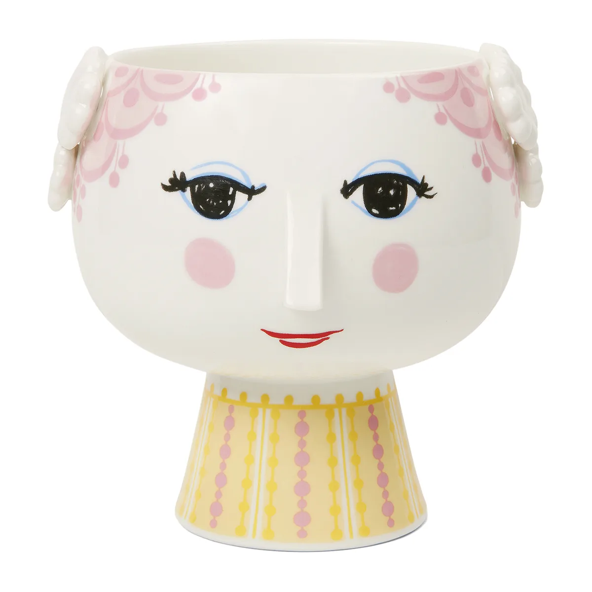 Bjørn Wiinblad Eva kruka på fot Ø15,5 cm Rosa