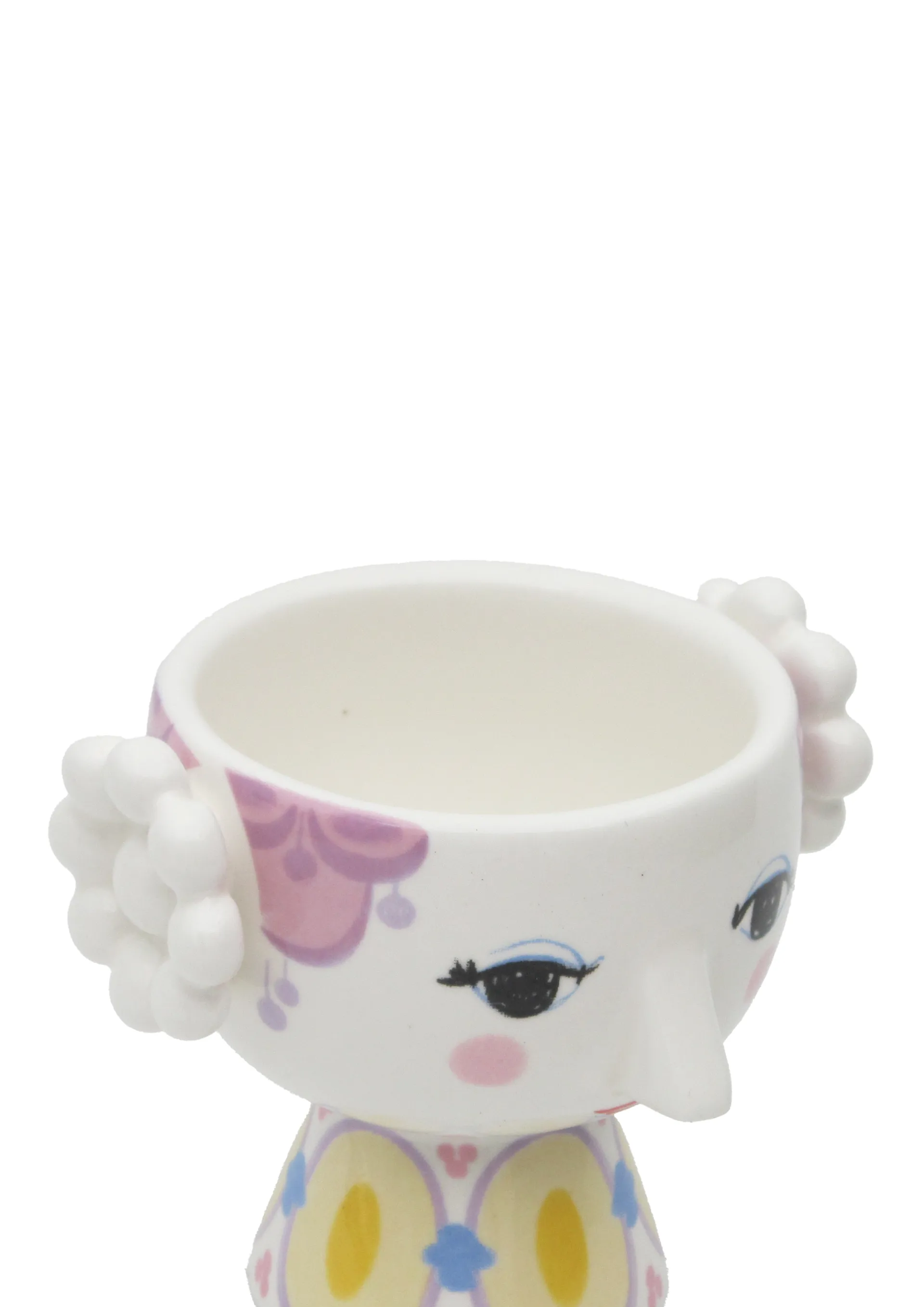 Eva ljuslykta Ø6,5 cm 2-pack, Gul-lavender Bjørn Wiinblad