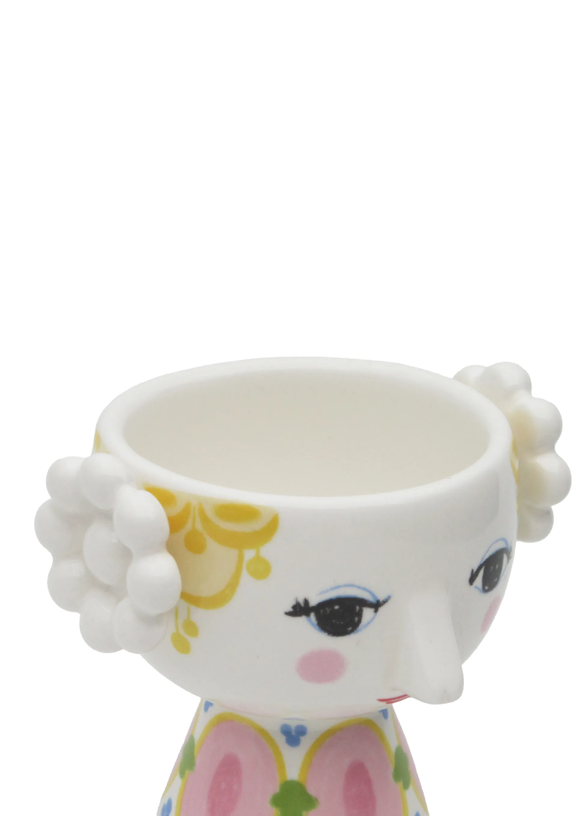 Eva ljuslykta Ø6,5 cm 2-pack, Gul-lavender Bjørn Wiinblad