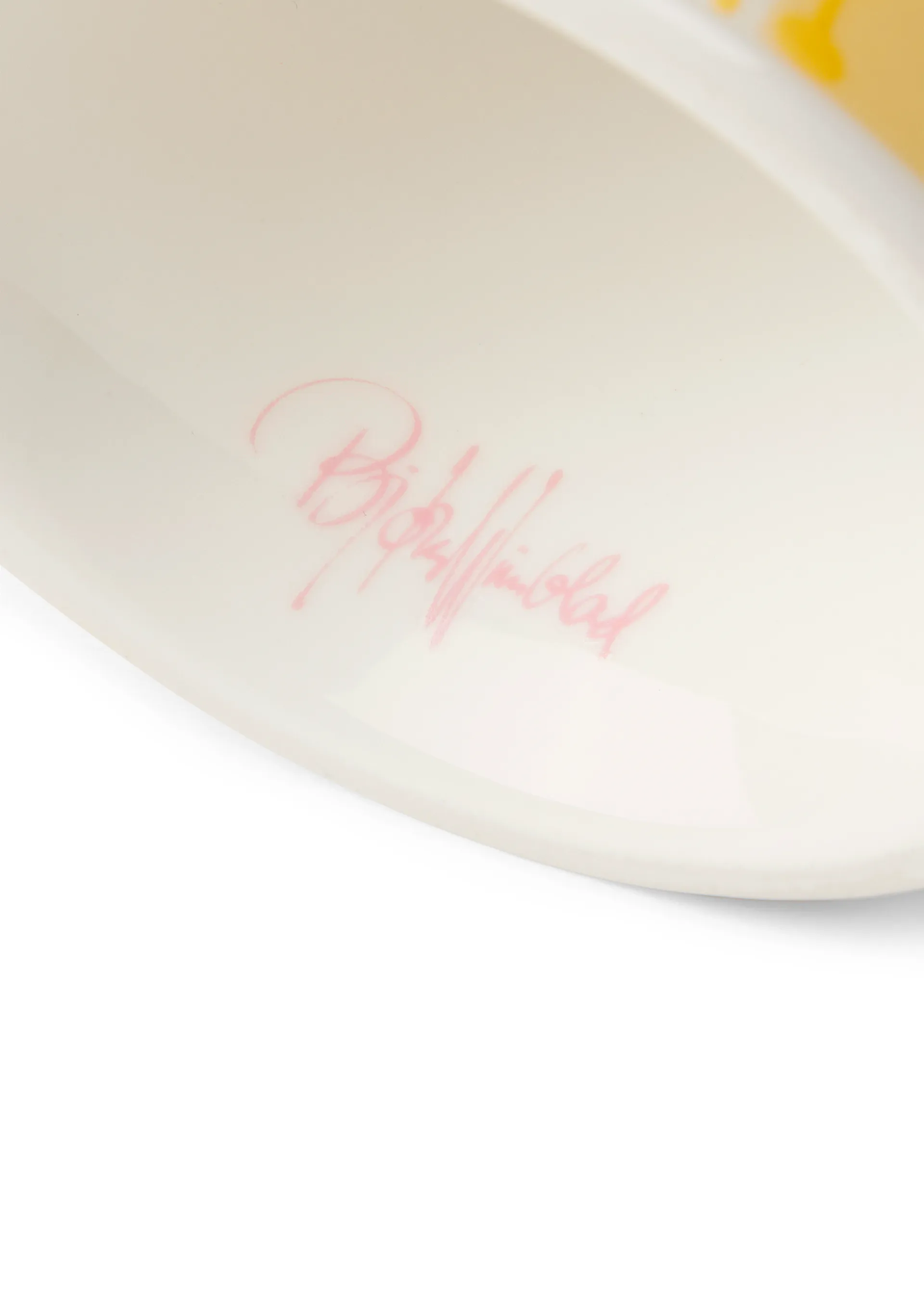 Eva ljuslykta Ø6,5 cm 2-pack, Gul-lavender Bjørn Wiinblad