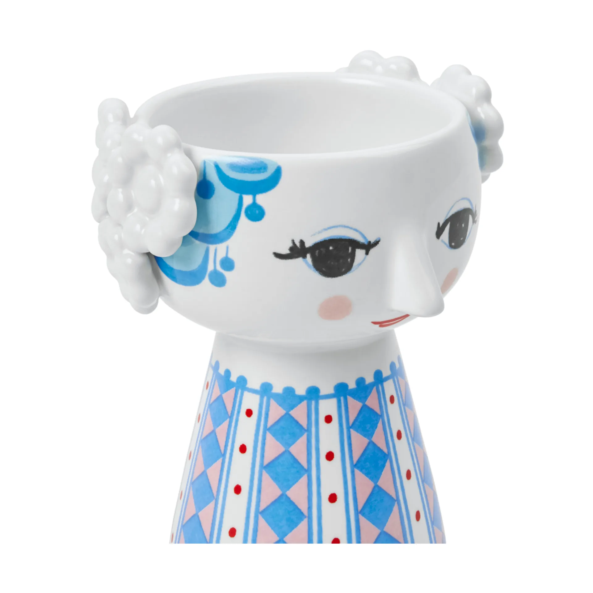 Eva ljusstake 9,5 cm, Mörkblå Bjørn Wiinblad