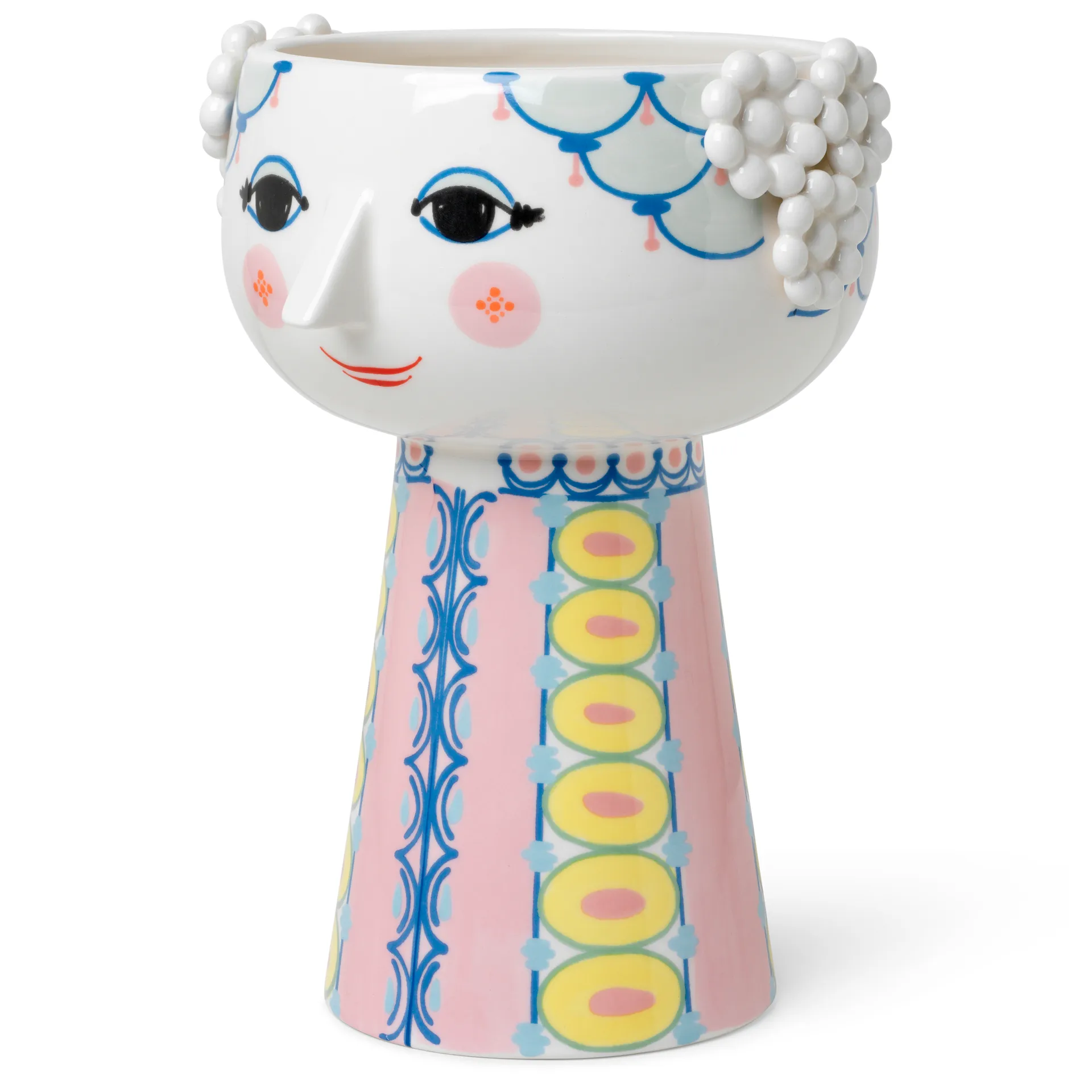 Eva vas 23 cm, Rosa Bjørn Wiinblad