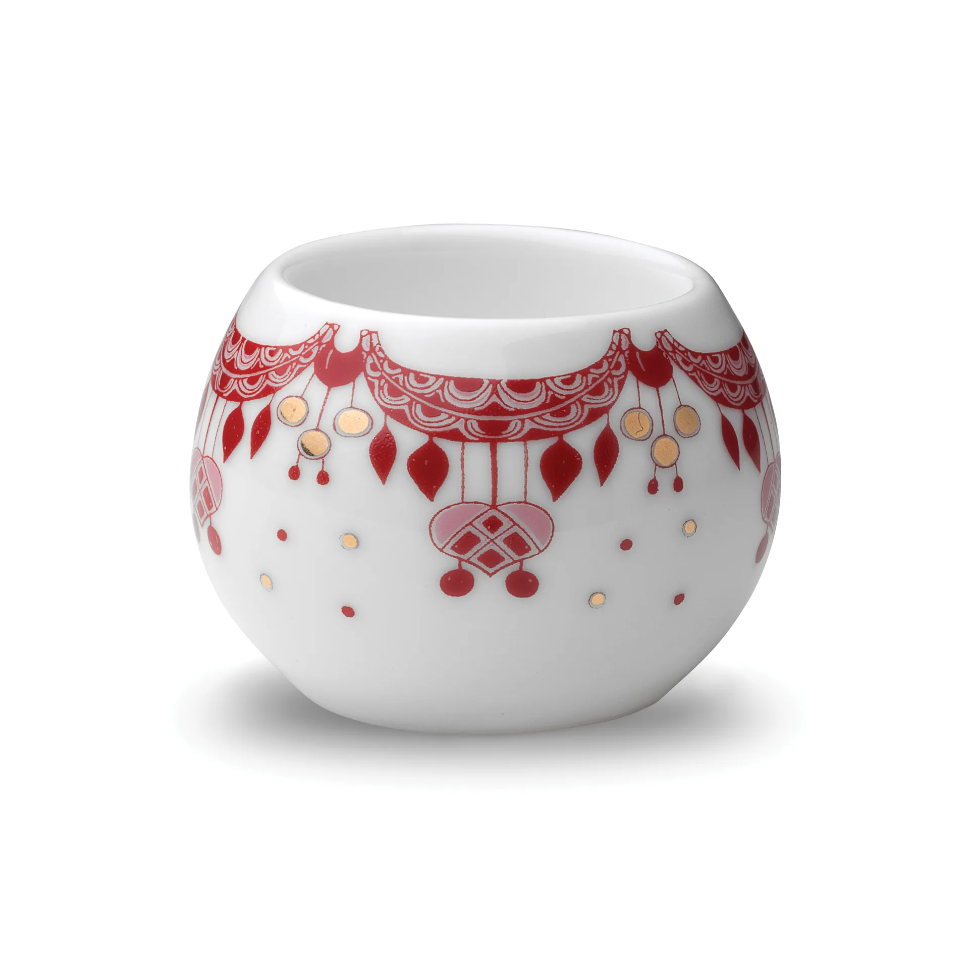 Guirlande ljuslykta 5 cm, Röd Bjørn Wiinblad