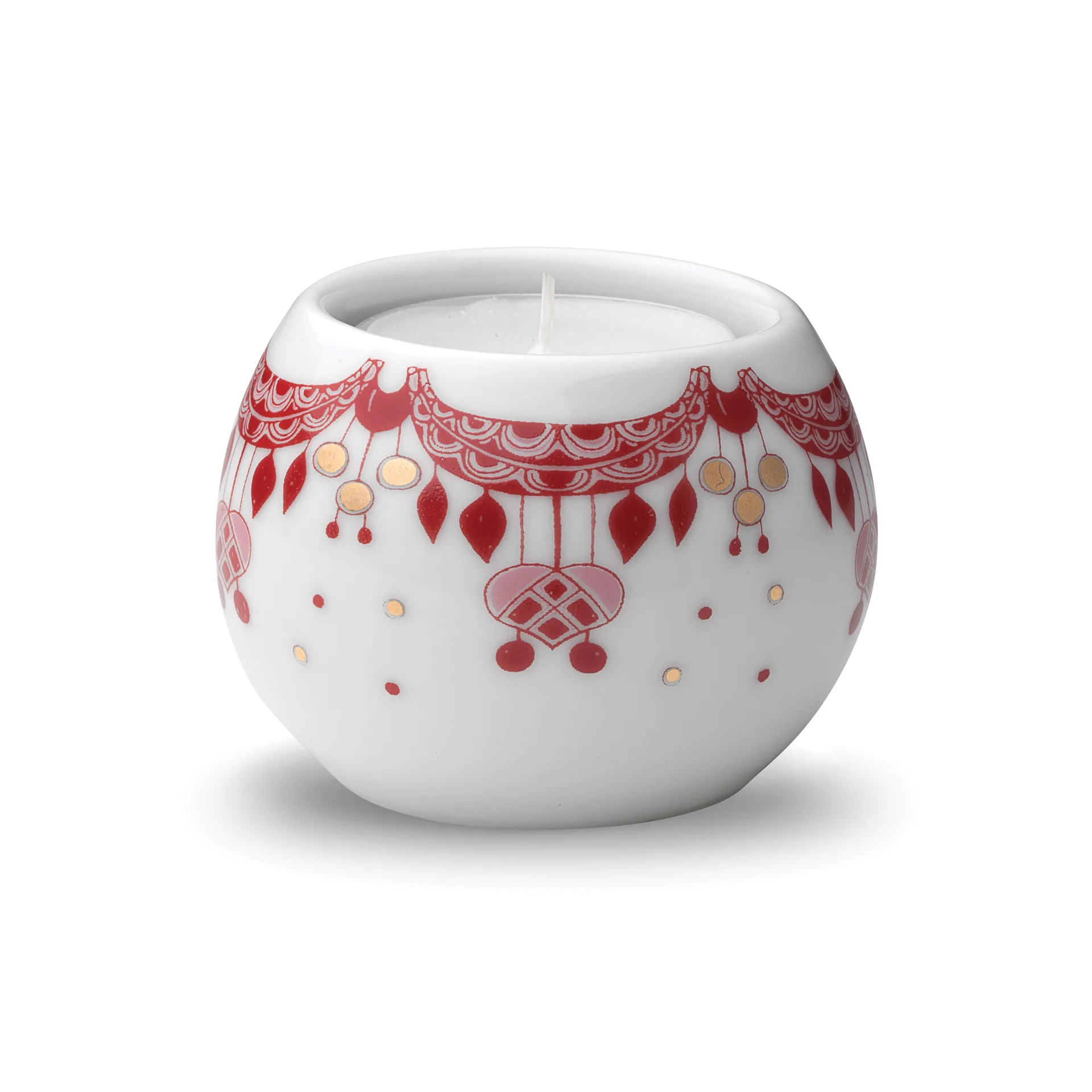 Guirlande ljuslykta 5 cm, Röd Bjørn Wiinblad