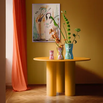 Nina vas - Ljusblå-grön, 28,5 cm - Bjørn Wiinblad