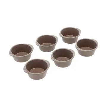 Blomsterbergs muffins snurrform - Latte, 6-pack - Blomsterbergs