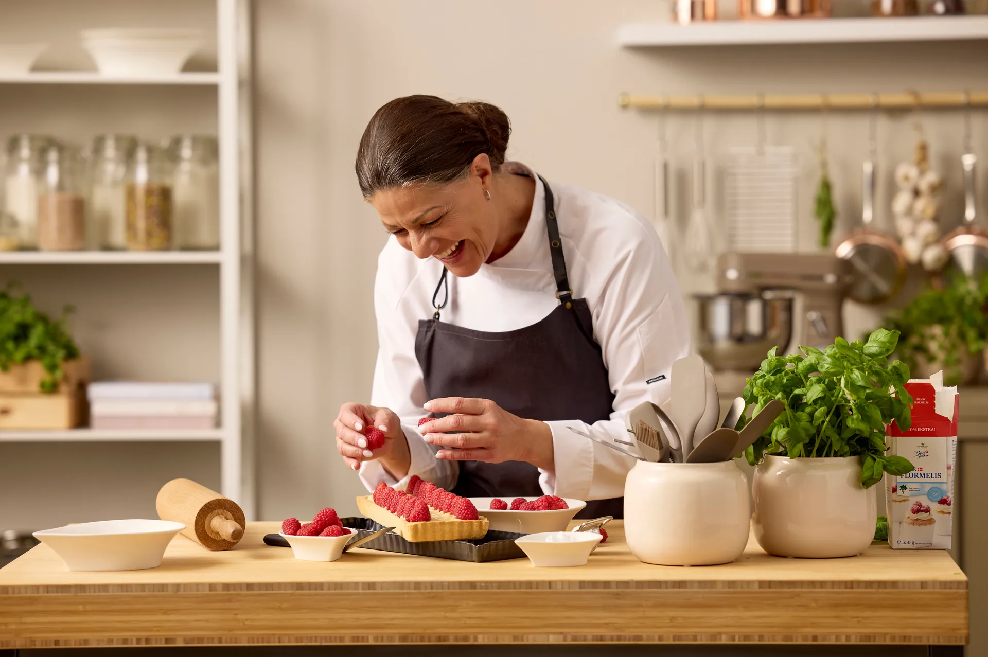 Blomsterbergs pajform rektangulär 35x11x2,6 cm, Dark grey Blomsterbergs