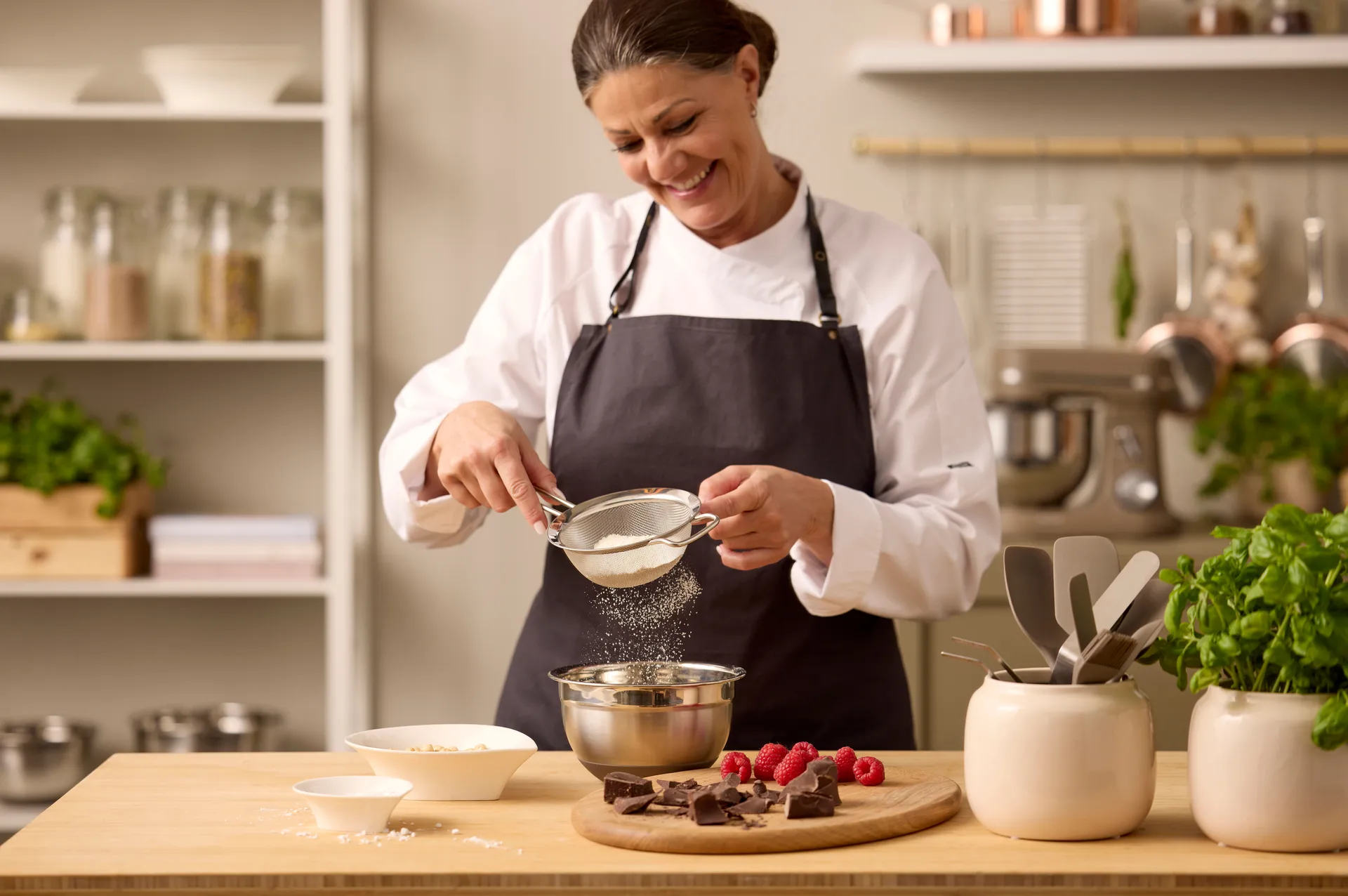 Blomsterbergs trådsil stål, 14 cm Blomsterbergs