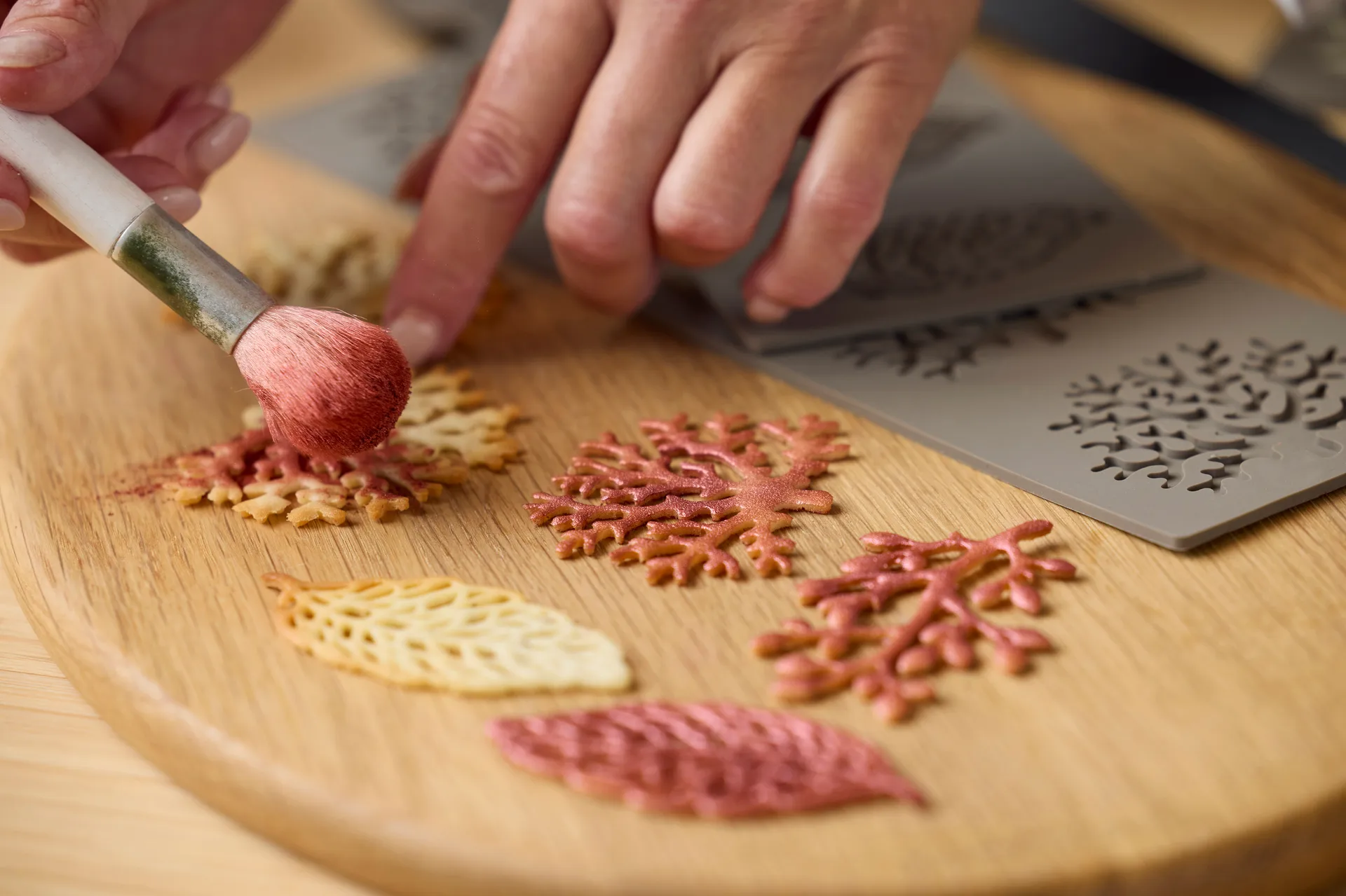 Blomsterbergs tuile silikon form träd, Latte Blomsterbergs