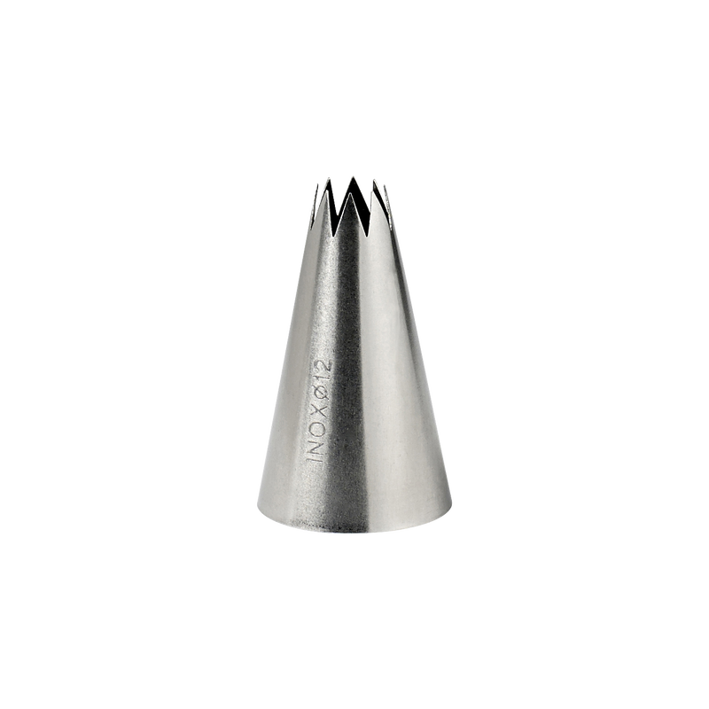 Blomsterbergs Sprits Munstycke Stjärna 12 mm | Skandinavisk Design | Spritsar & Tyllar | Silverfärgad