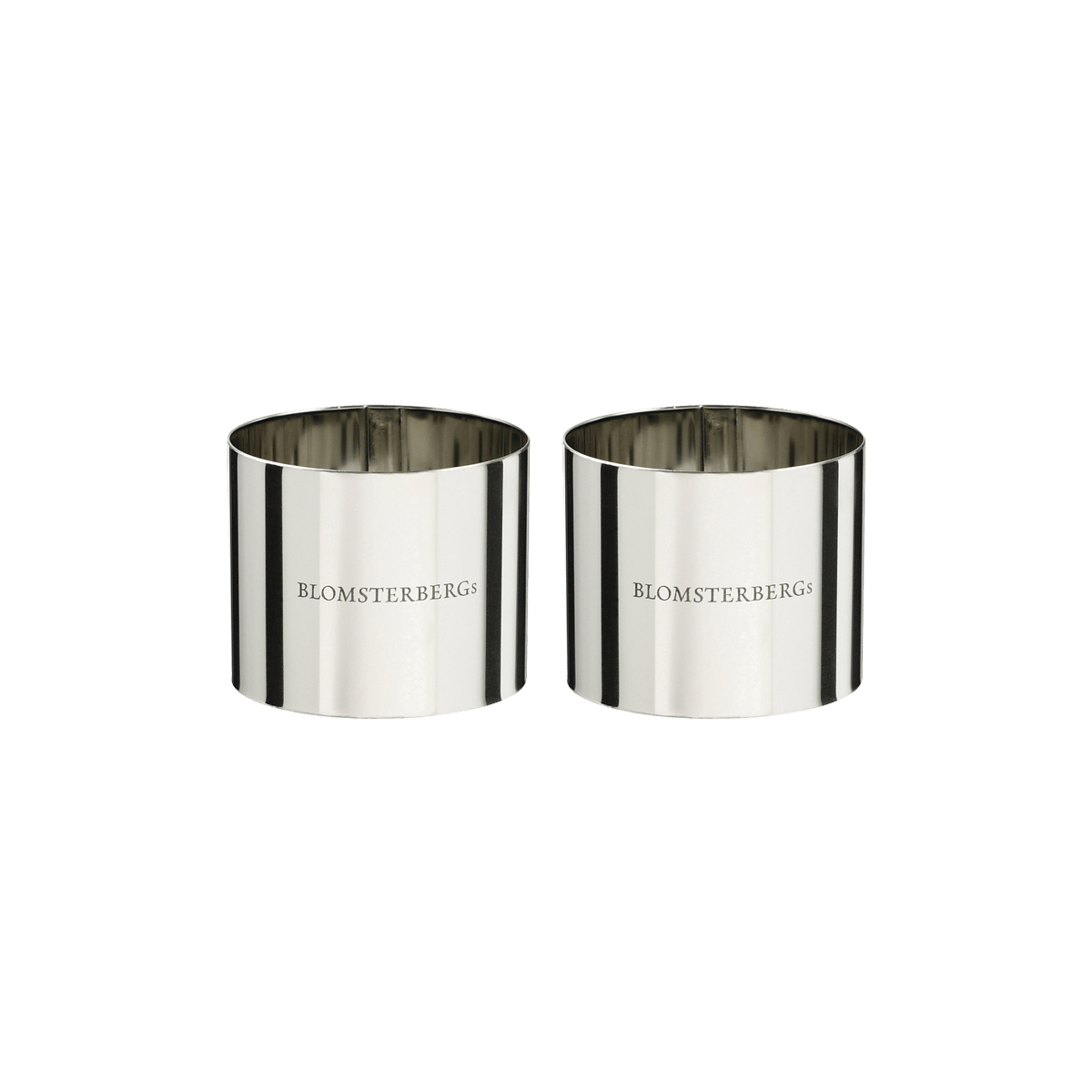 Blomsterbergs Tårtring 2-pack 6 cm Rostrfritt stål | Skandinavisk Design | Kakformar & Pepparkaksformar | Silverfärgad